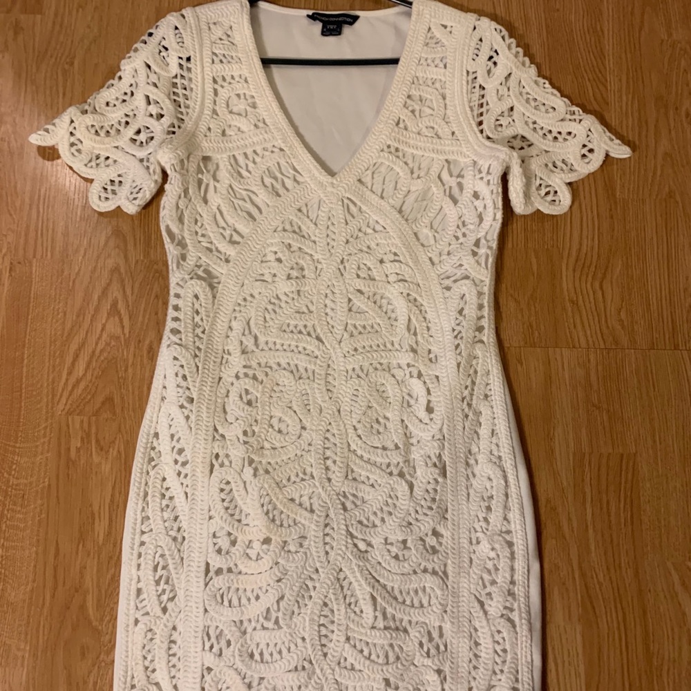French Connections Cream Dress